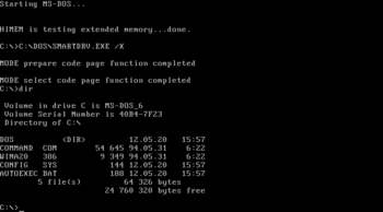 Microsoft DOS (1981)